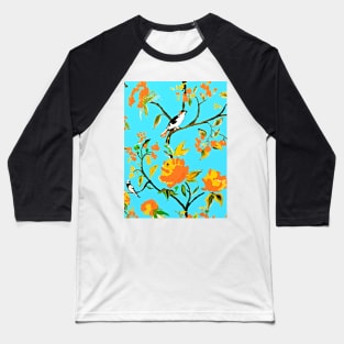 Spring Birds Are In The Air Oil Painting Baseball T-Shirt